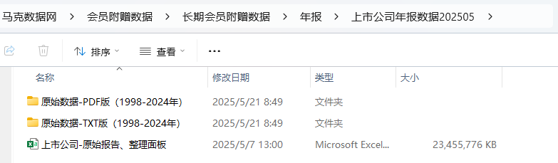 2上市公司年报-文件概览